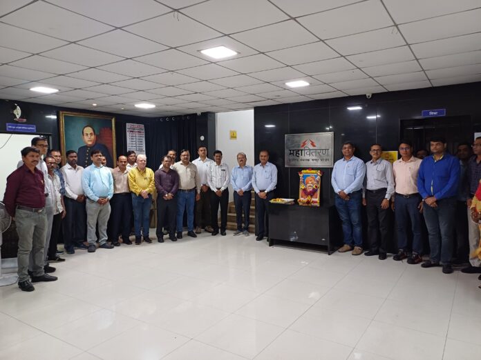 राजर्षी शाहु महाराज यांना महावितरणचे अभिवादन