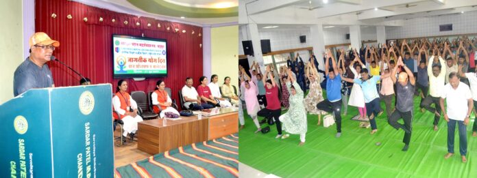 सरदार पटेल महाविद्यालयात ‘योग दिन’ उत्साहात साजरा...