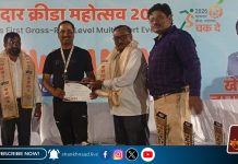 खासदार क्रीडा महोत्सवात श्रीपाद काळे यांनी 100 मीटर बॅकस्ट्रोकमध्ये पटकावले रौप्य पदक