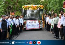 वेकोलि एवं नागपुर महानगरपालिका की संयुक्त पहल : सार्वजनिक परिवहन को बढ़ावा देने हेतु बस सेवा का शुभारंभ